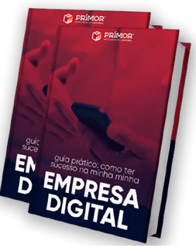 Imagem desmonstrando a capa do e-book para Empresa Digital.
